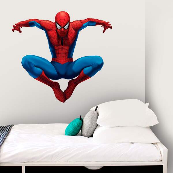 Adesivo de Parede Infantil Homem Aranha Mod 3 Fran adesivos Aparador Redondo Para Sala ~ Adesivo de Parede Infantil Homem Aranha Mod 3 Fran adesivos