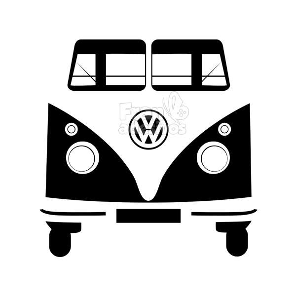 Adesivo de Parede Perua Kombi 4 Renove Adesivos Armario Branco Para Quarto ~ Adesivo de Parede Perua Kombi 4 Renove Adesivos