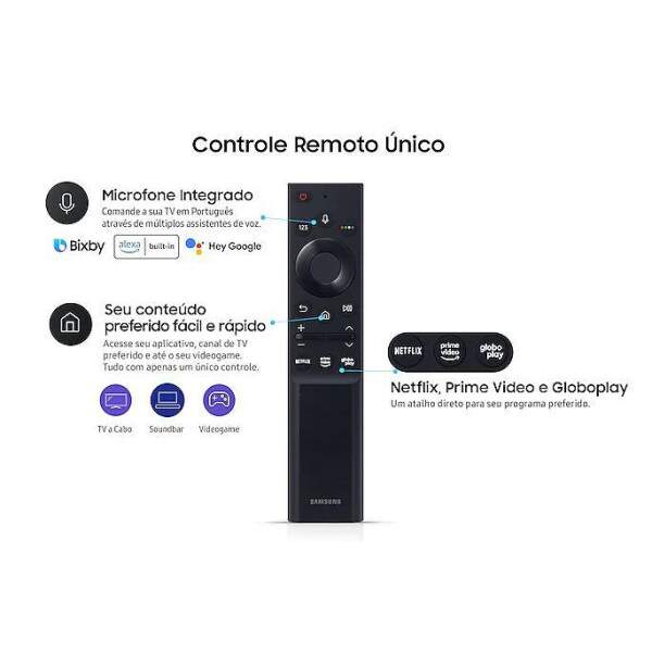 Controle Remoto Samsung Un65au7700gxzd