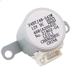 Motor Step / Swing Aleta 12v 4681a20042e Ar Condicionado LG