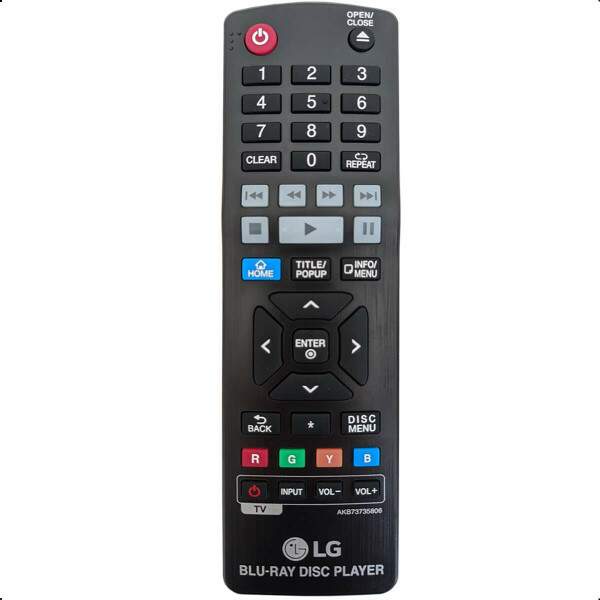 Controle LG Akb73735806 Bd550 Bd560 Bd570 Bd611 Bd670 Bmp55
