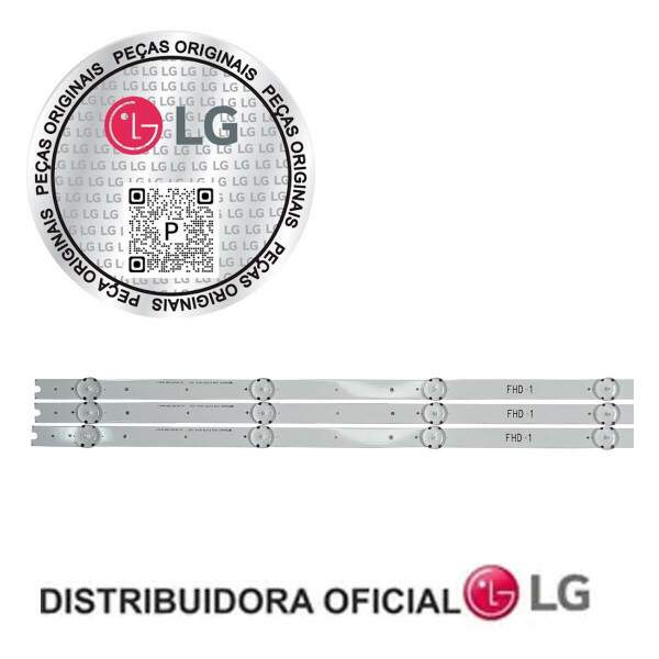 Kit Barra De Led Televisor LG 43lh6000 Novo Original