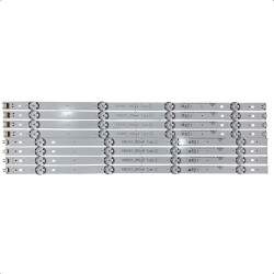 Kit Completo Barras Led LG 49uh6100 49uf6400 Nova Original