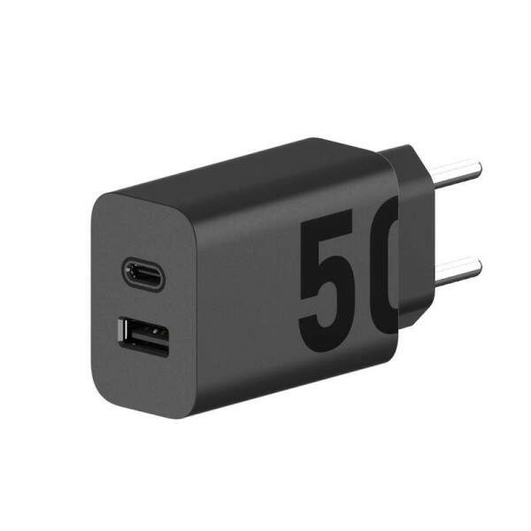 Carregador Turbo Power 50W Motorola USB-C Edge 20 Lite Orig