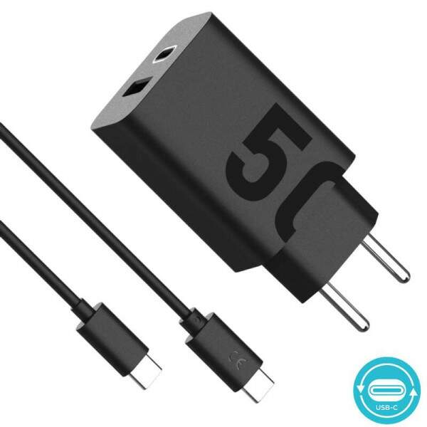 Carregador Turbo Power 50W Motorola USB-C Edge 20 Lite Orig