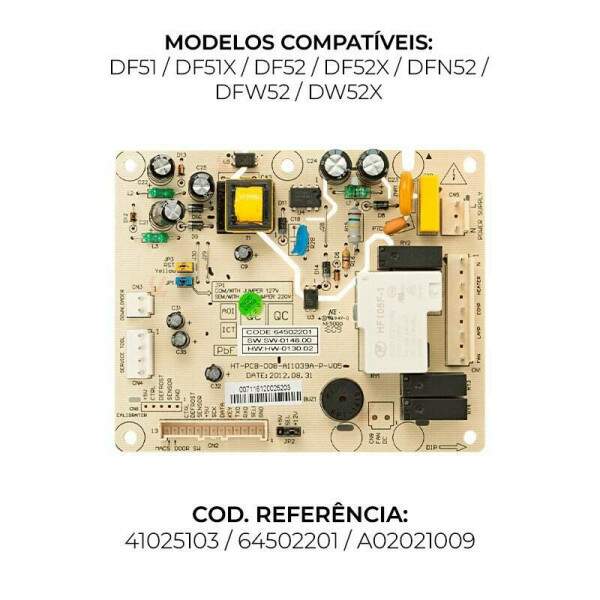 Placa Potncia Refrigerador Df51 Electrolux 41025103 Orig