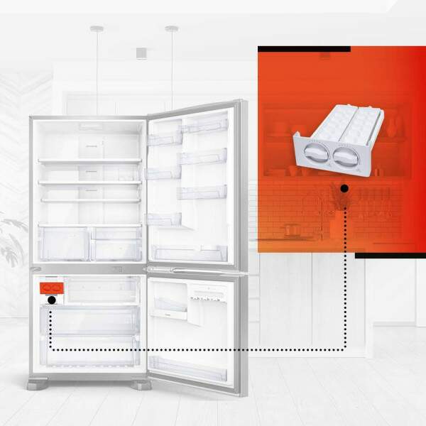 Forma De Gelo Smart Ice Para Geladeira Brastemp - W10168813