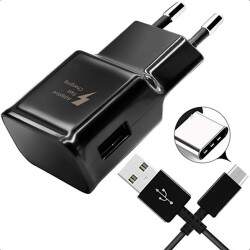 Carregador Original Samsung Turbo Tipo C - Potncia e Velocidade para seu S9, S10, S20 e S21 Plus