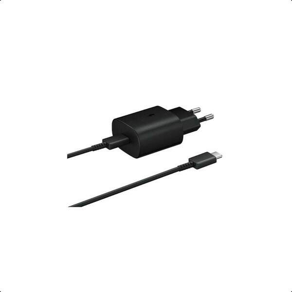 Carregador Samsung 25w Tipo-C Preto Pai