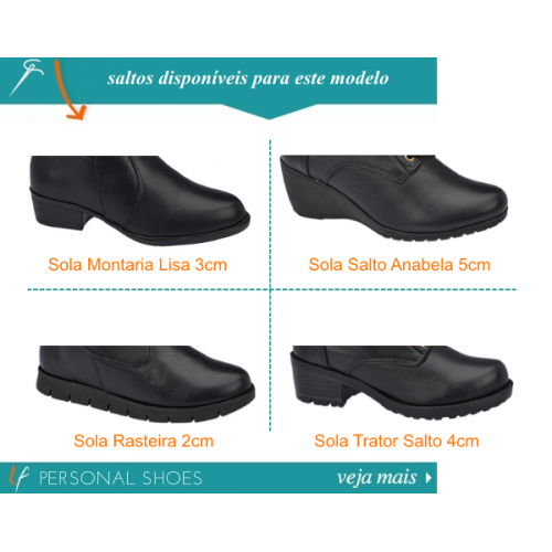 tipos de sola de sapato