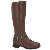 Bota Panturrilha Sob Medida Sola Montaria 3cm - Chocolate