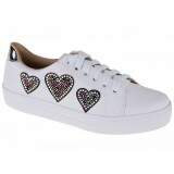 Tênis Feminino em Couro - Couro Branco/ Coração