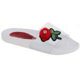 Sandália Chinelo Comfort Verão - Plástico/ Flor
