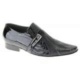 Sapato Social Masculino Lhombre Linha Super Luxo Sola em Couro - Cor Única
