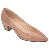 Scarpin Tradicional Salto Grosso 4,5cm - Verniz Pele