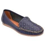 Mocassim Palmilha Comfort - Couro Marinho