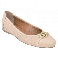 Sapatilha Bico Redondo - Santorine Amêndoa