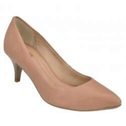 Scarpin Tradicional Salto 6cm - Napa Torun Pele/ Salto Fachete Natural
