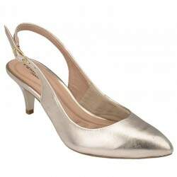 Scarpin Tradicional Salto 6cm - Egeu Ouro Light