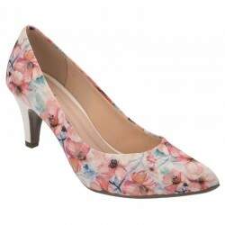 Scarpin Tradicional Salto 6cm - Linho 5540/ Salto Santorine Off White