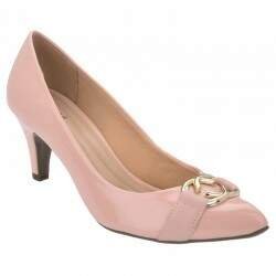 Scarpin Tradicional Salto 6cm - Verniz Rosa San/ Santorine Rosa San