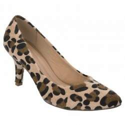 Scarpin Tradicional Salto 8cm - Jaguar Camel/ Salto Jaguar Camel