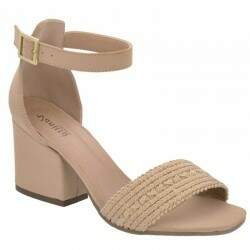 Sandália Verão Salto 7,5cm - MC 2822 Cor 301 L4.2/ Nobuck Liso Amêndoa