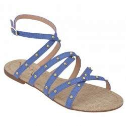 Sandália Rasteira Saltinho 1cm - Couro Royal