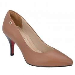 Scarpan Comfort Salto Fino 8cm - Couro Cacau