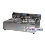 Fritadeira Elétrica em Inox com 2 Cubas de 5 Litros - Ibet
