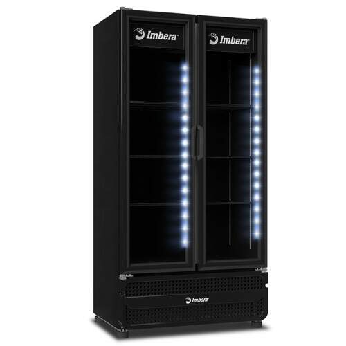 Expositor Refrigerado 2 Portas 810 Litros B. (G326 Full Black) - Imbera