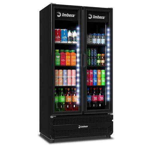 Expositor Refrigerado 2 Portas 810 Litros B. (G326 Full Black) - Imbera