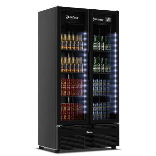 Cervejeira 810 L. Bruto 2 Portas (CCV480 Full Black) - Imbera