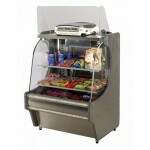 Vitrine Caixa Seco Confeitaria 90 cm Inox Spazio - Klima