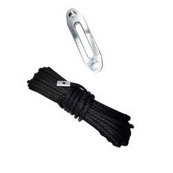 Cabo Sinttico 6mm 13 Metros Com Guia Atv Utv - Cinza