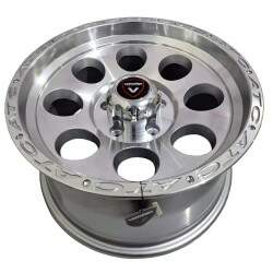 Jogo Rodas 17x9 ATC Vittoria 5x114 Ranger Antiga at 2011, TR4, Cherokee Sport at 2001, Wrangler TJ, Troller RF at 2000