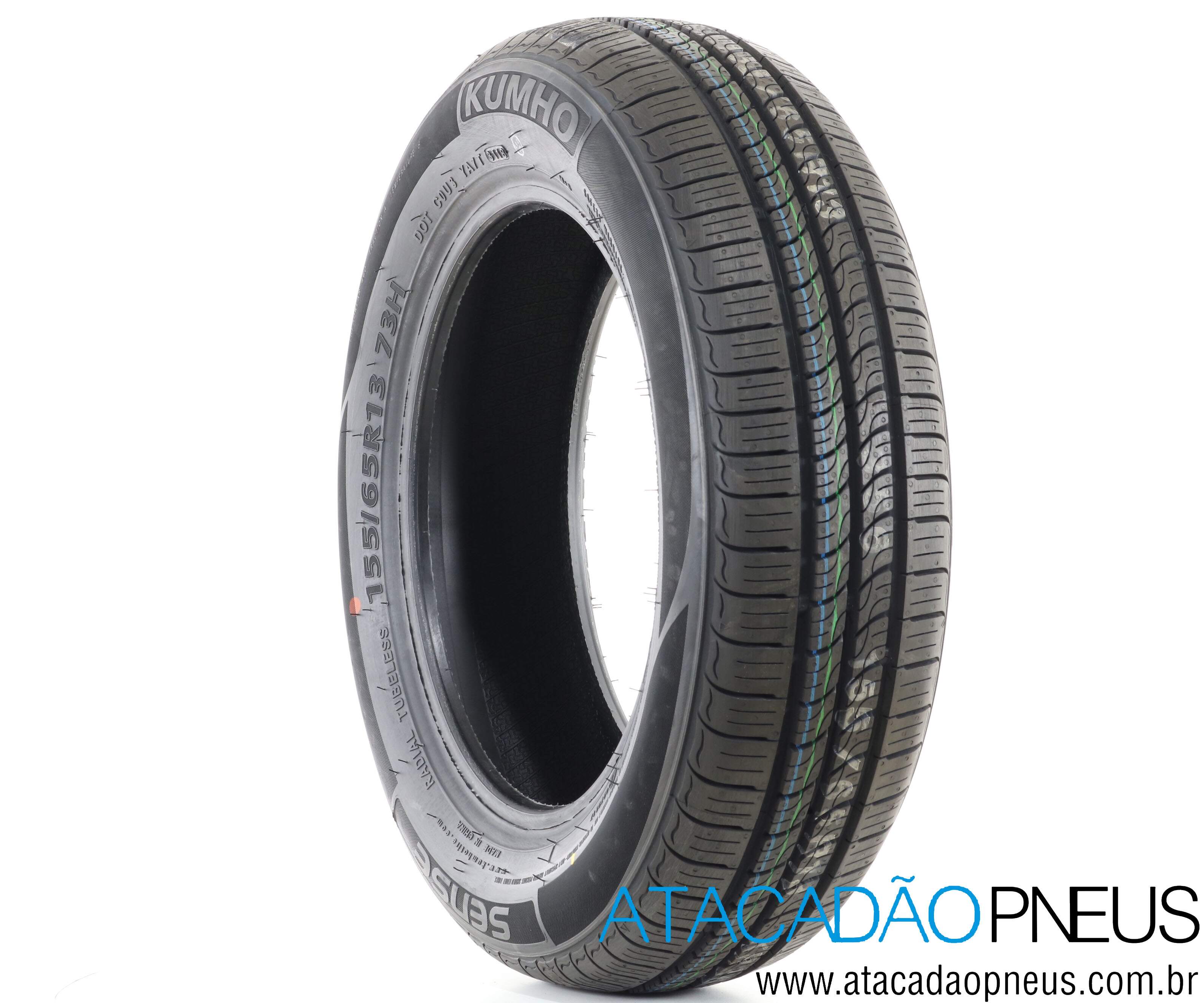 Pneu Aro 13 Kumho 155/65R13 73H KR26 - Atacadão Pneus - Pneu para carro ...
