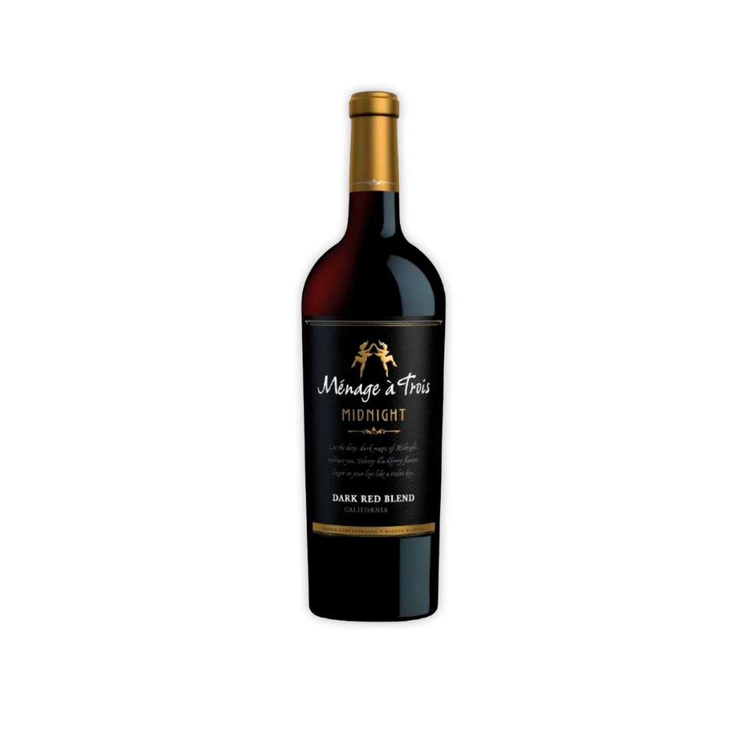 Vinho Mnage a Trois Midnight Dark Red Blend 750ml