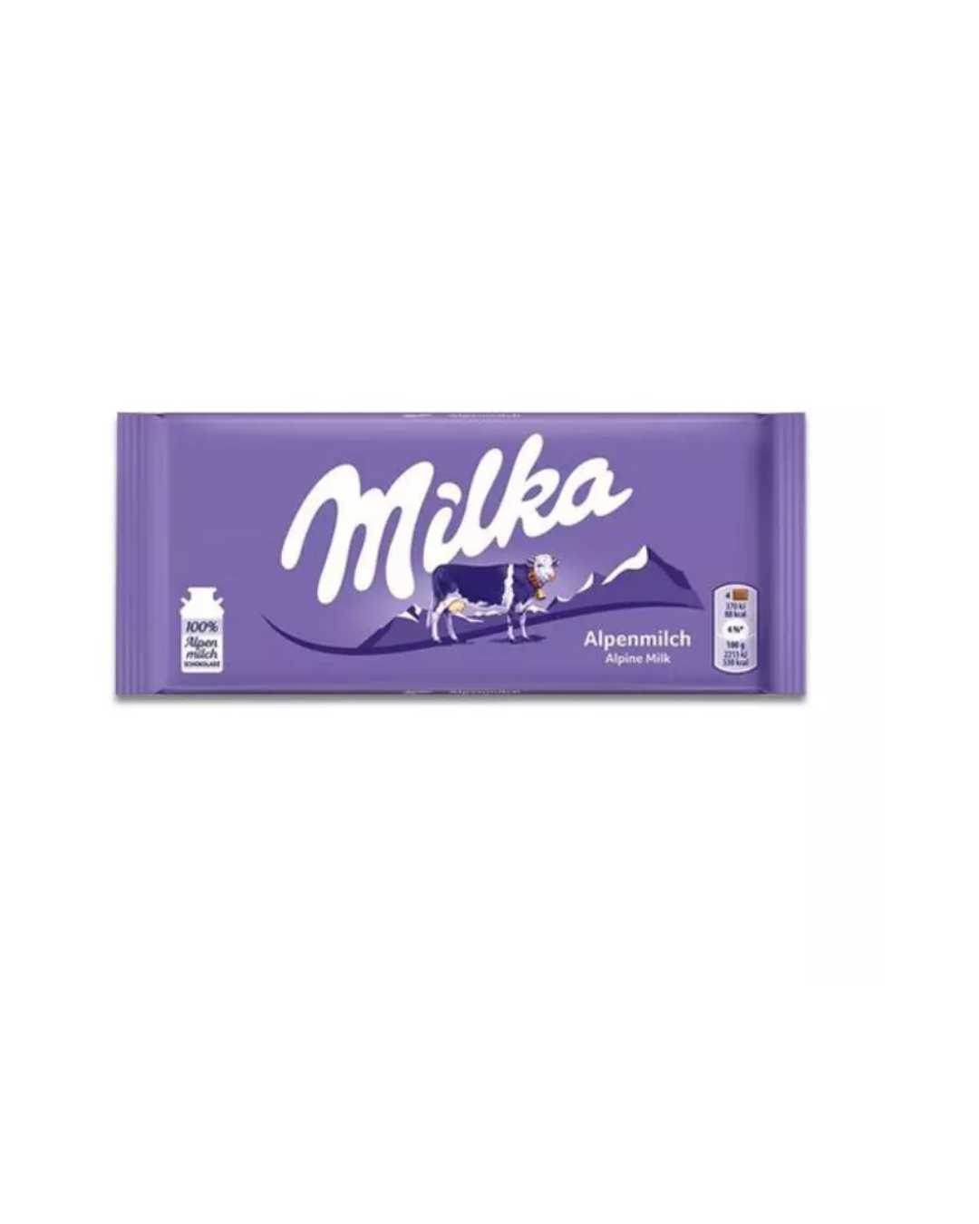 milk❤ Barra de Chocolate Alpine Milk 90g - Empório do Paraiso