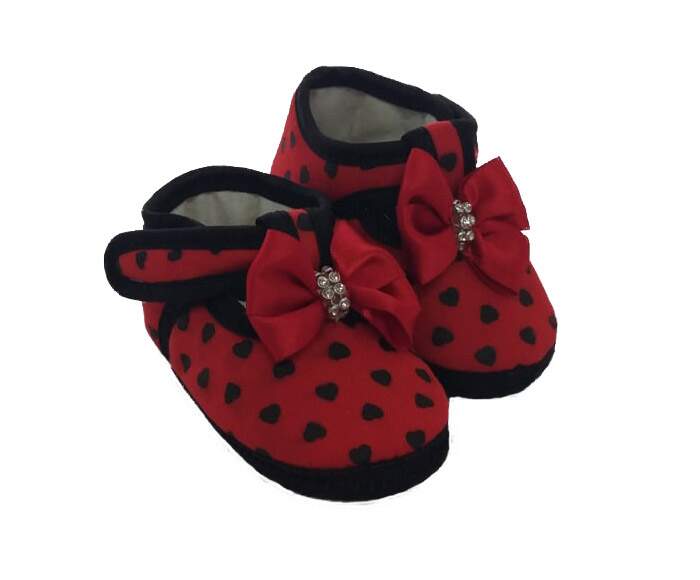 sapatinho bebe vermelho