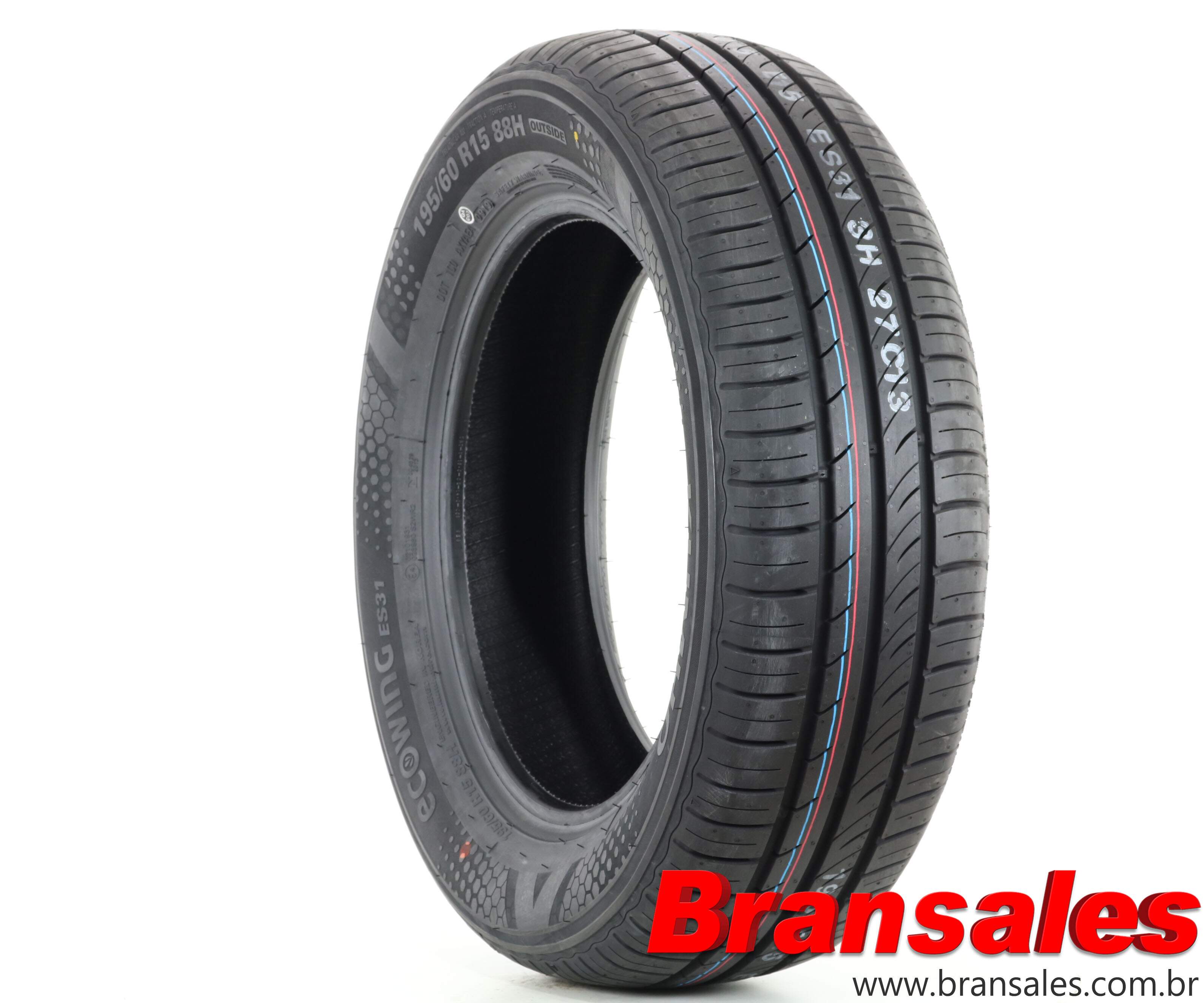 PNEU 195/60 R15 88H ES31 KUMHO - Bransales Importadora de Pneus