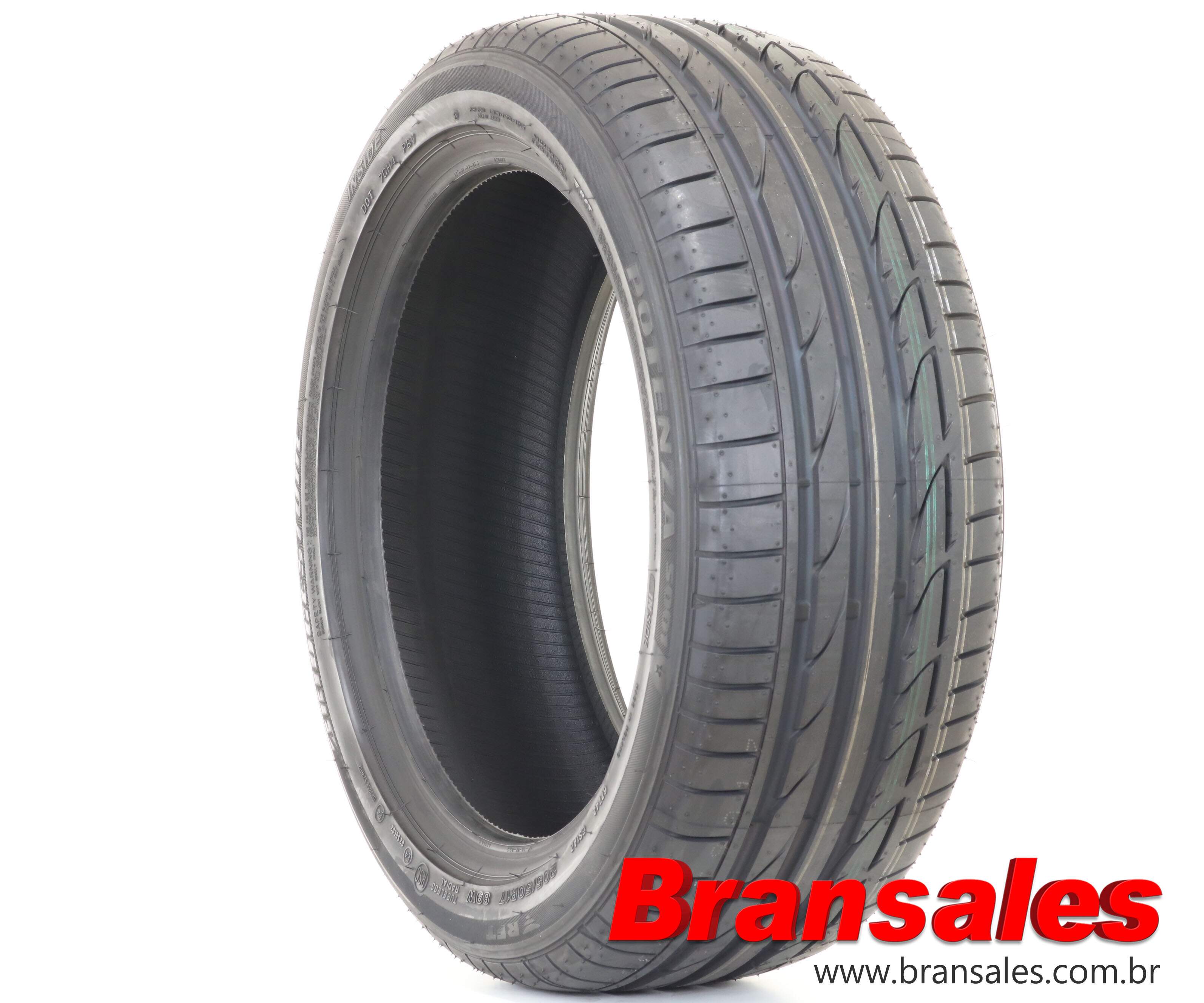 Pneu Aro 17 Bridgestone 205/50R17 89W Potenza S001 (Runflat ...