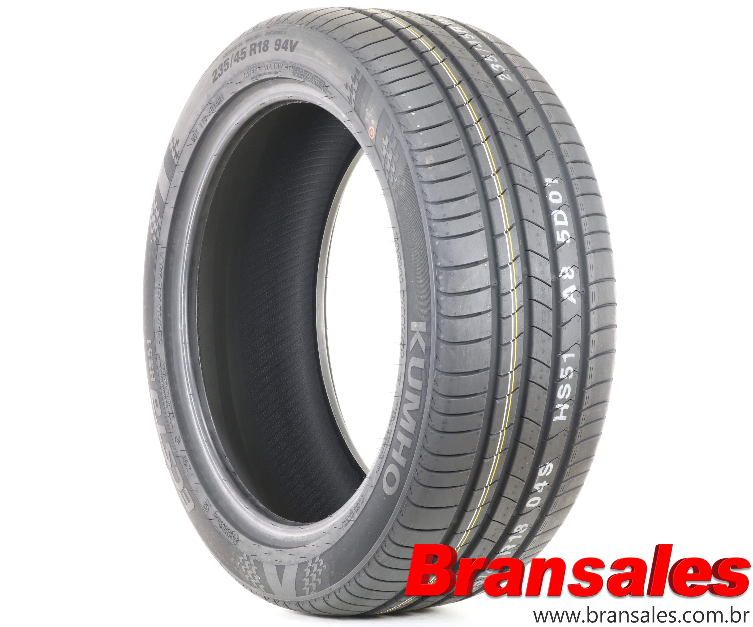 PNEU 235/45 R18 94V ECSTA HS51 KUMHO - Bransales Pneus