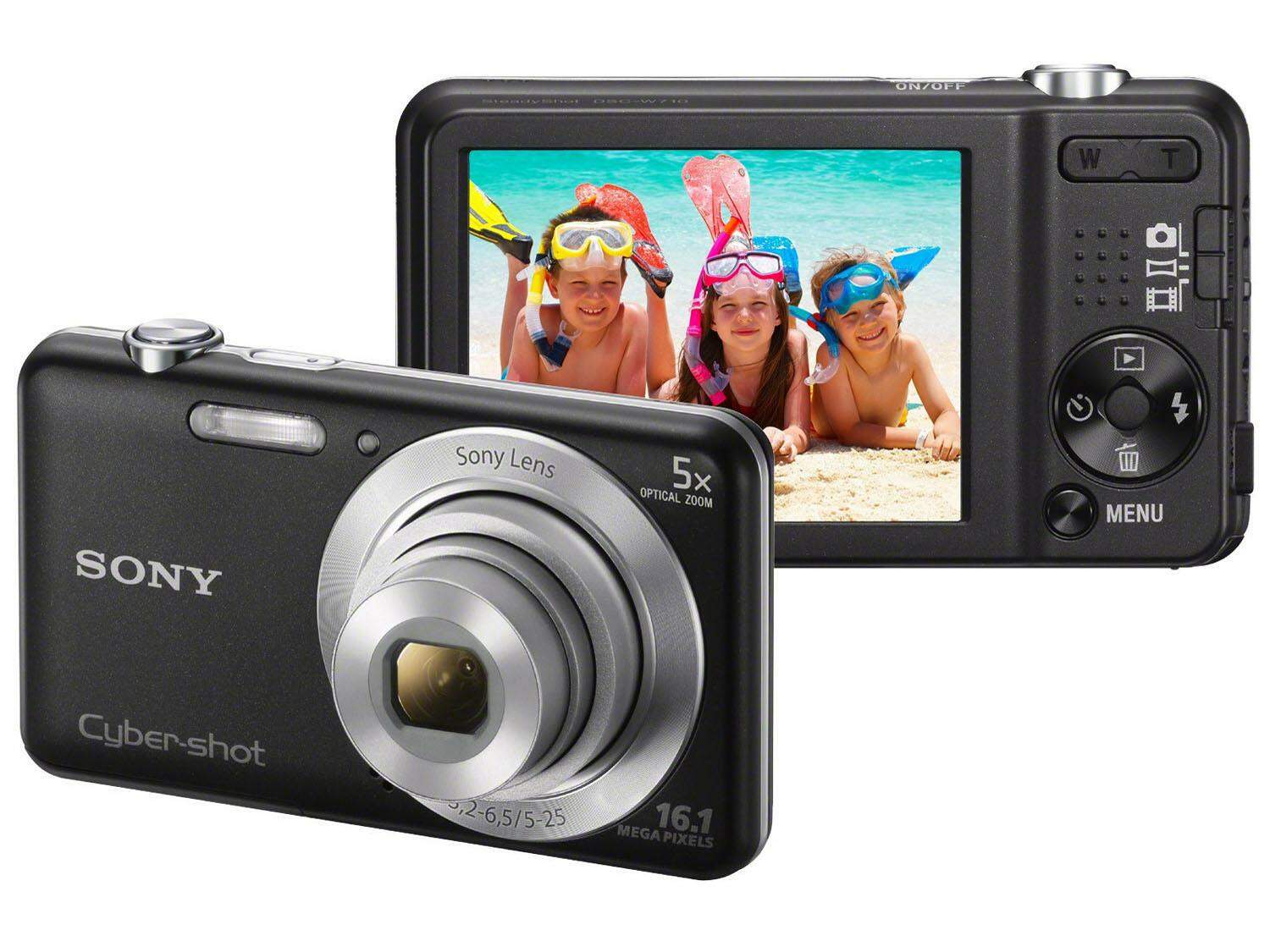 Câmera Digital Sony Cybershot DSCW710 16.1 Megapixels, Zoom Ótico