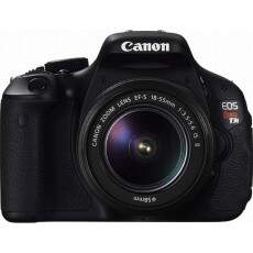 Cmera Digital Canon EOS Rebel T3i - ( KIT 2 ) 18.0 Megapixels, Lente EF-S 18-55mm + Kit com Carto SD 32GB e Bolsa, Cod 0047
