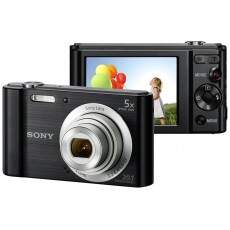 Camera Digital SONY DSC-W800 20.1MP, 5X Zoom ptico, Foto Panormica, Vdeos HD, Preta