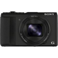 Cmera Digital Sony Cyber-shot DSC-HX50V, 20,4 Megapixels, LCD Principal 3,0\\\", Zoom ptico 30x, Wi-Fi, GPS, Foto 3D, Filma em Full HD , Cor Preta, + Kit 2 Memoria 32 Gb e Bolsa