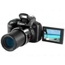 Cmera Digital Canon Powershot SX50 HS, 12.1 Megapixels, Zoom tico 50x, Vdeos Full HD 1080p + Carto SD 32GB e Bolsa