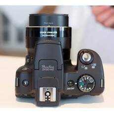 Cmera Digital Canon Powershot SX50 HS, 12.1 Megapixels, Zoom tico 50x, Vdeos Full HD 1080p + Carto SD 32GB e Bolsa