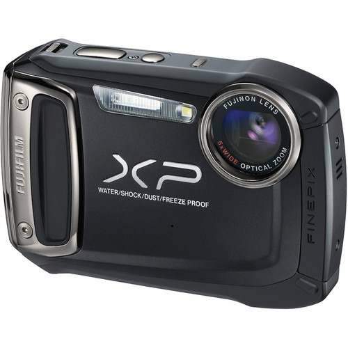Cmera Digital Fujifilm Finepix XP100 - 14.4 Megapixels, Zoom tico 5x, Cor Preta + Kit com Carto SD 8GB, Bolsa - Cod 0084